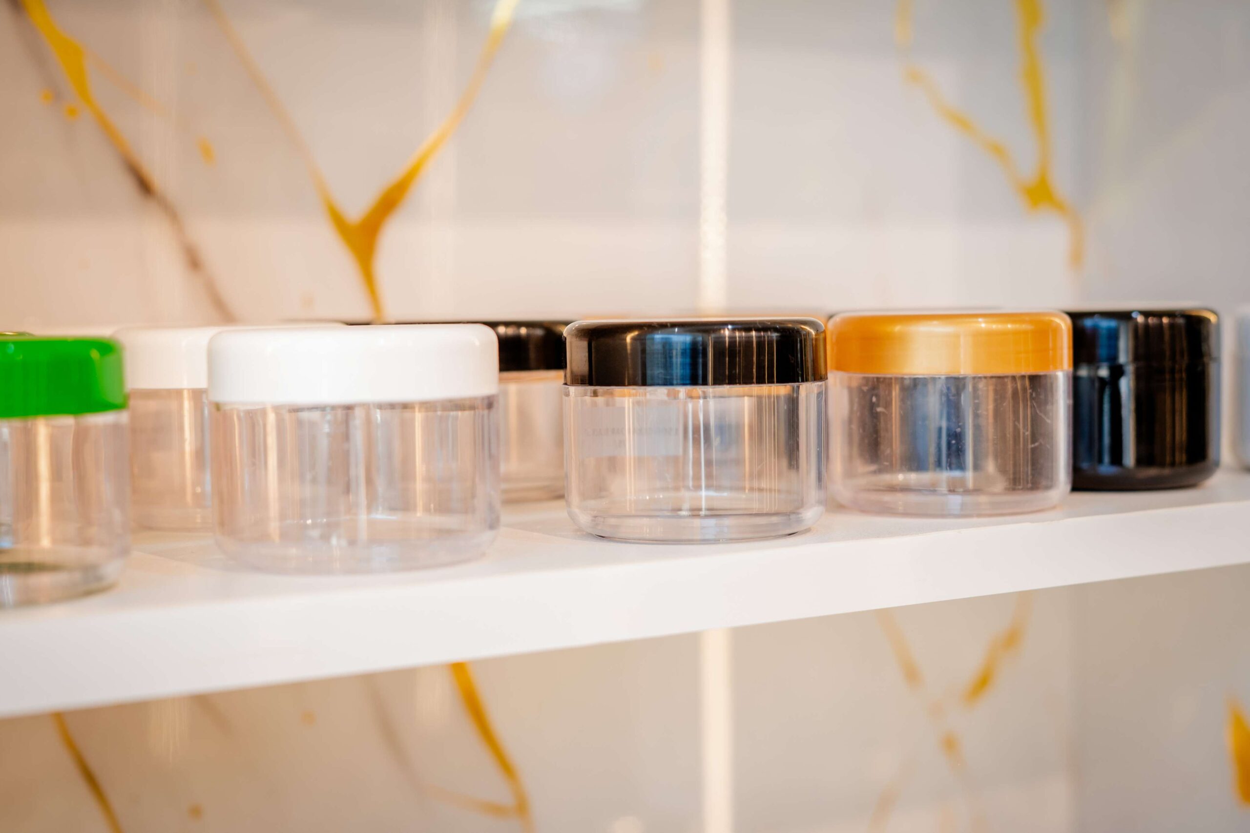 Plastic Cosmetic Jars 150g
