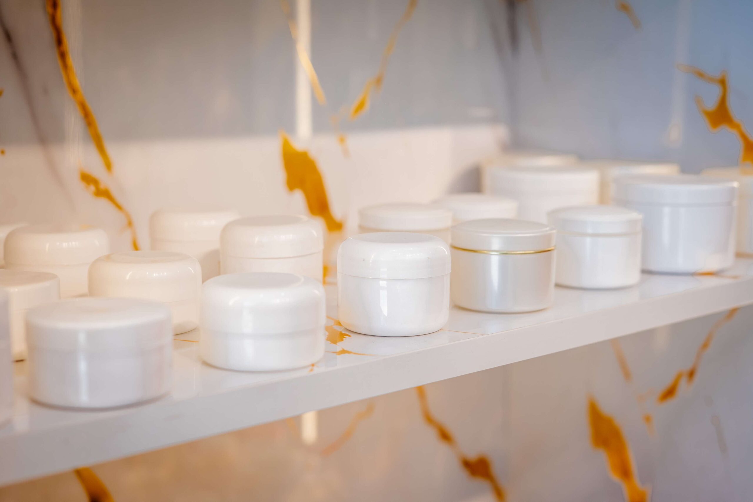 Plastic Cosmetic Jars 50g