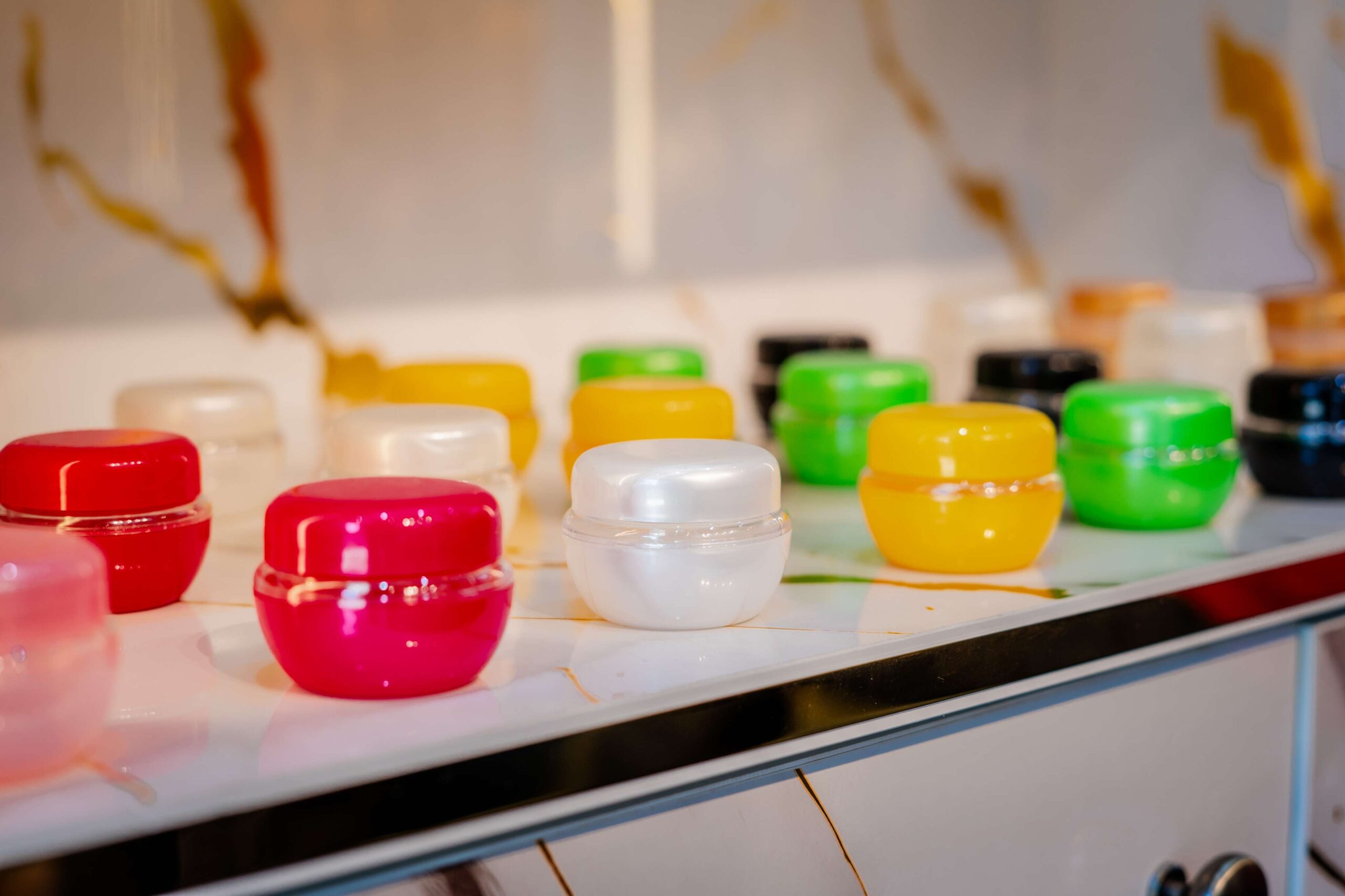 Plastic Cosmetic Jars 25g