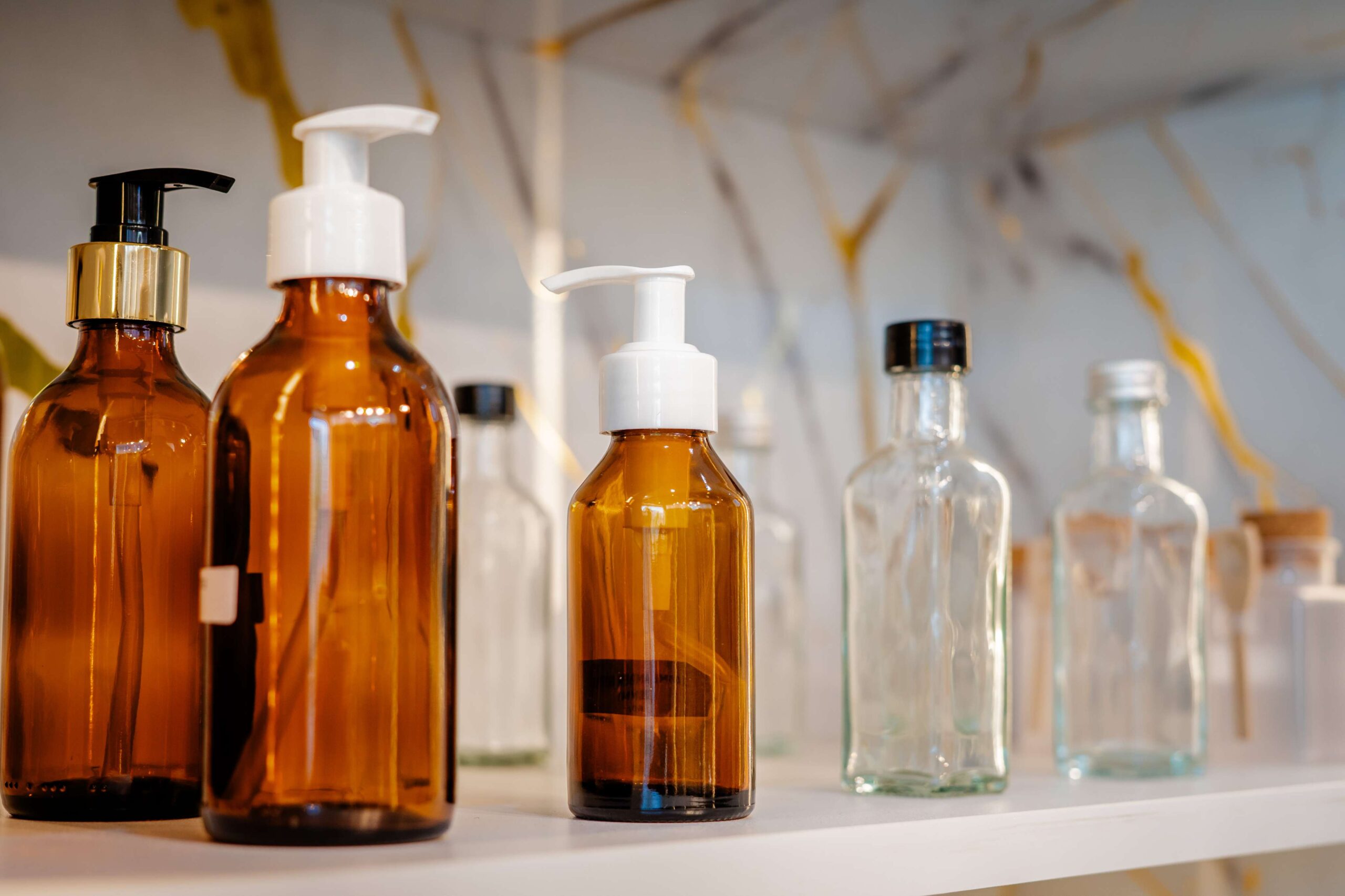 Glass Lotion Bottles