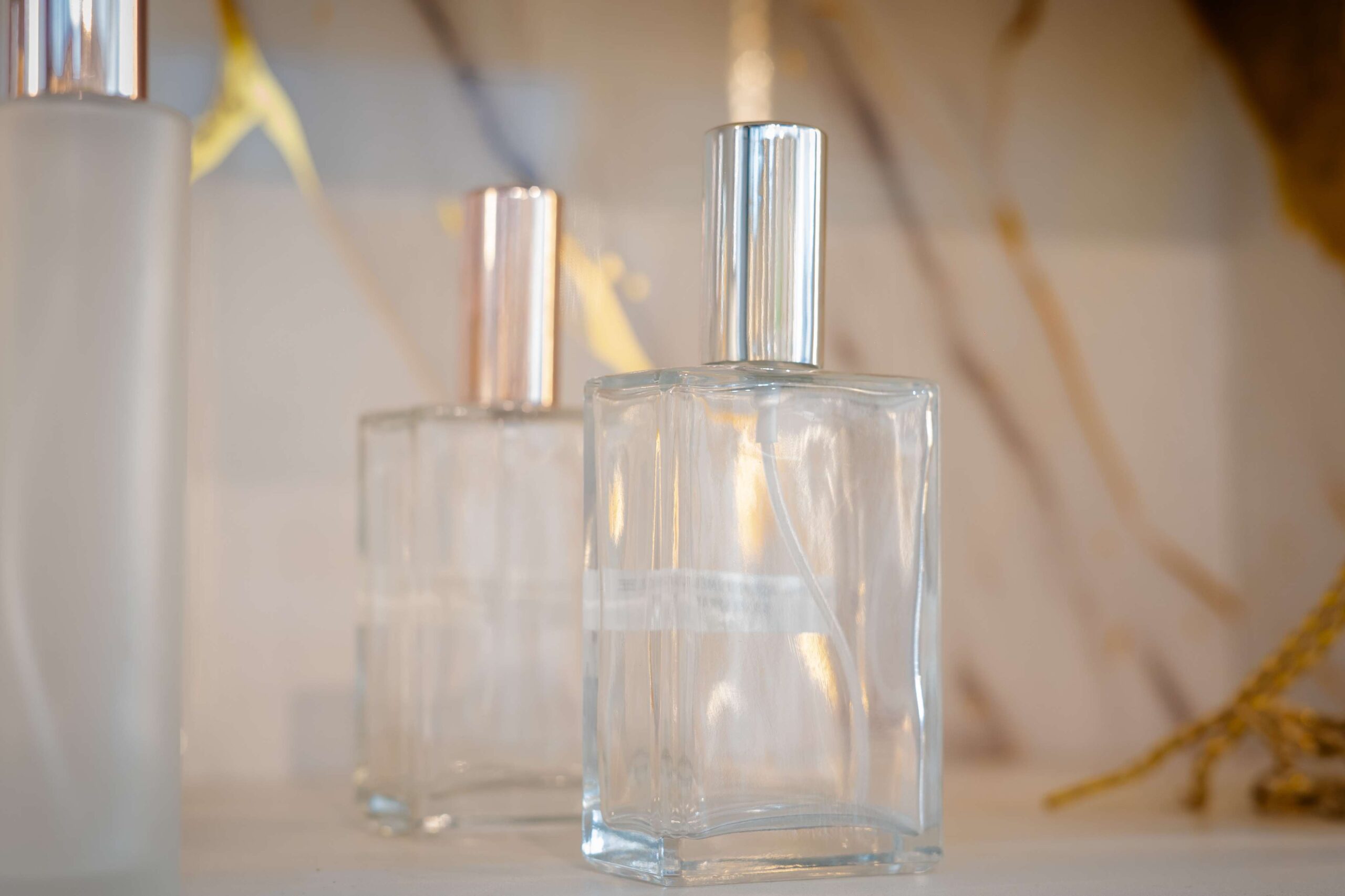 Large Screw Perfume Bottles