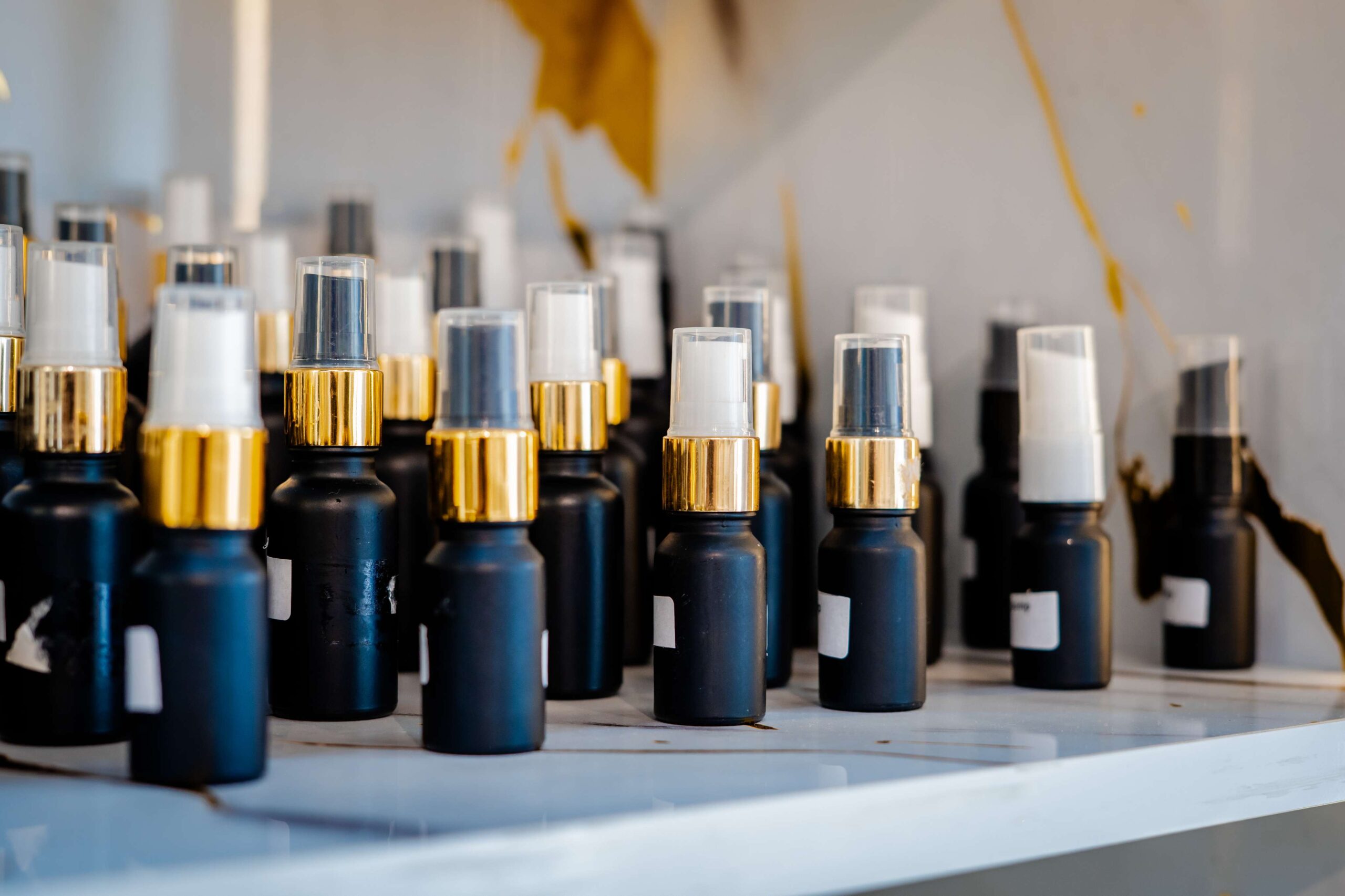 Spray Dropper Bottles Matt Black