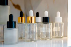 Short Dropper Bottles Transparent