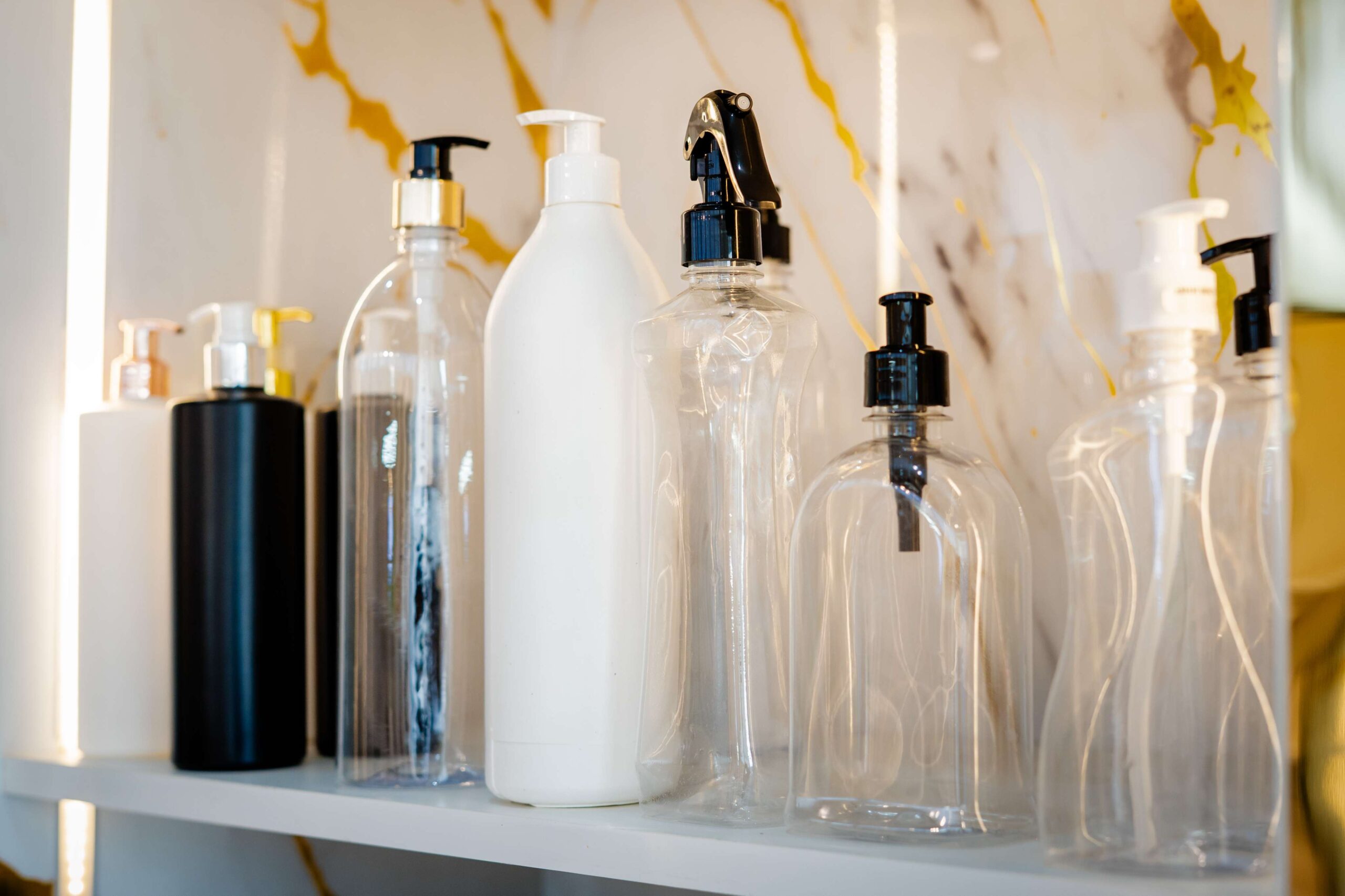 Plastic Cosmetic Bottles 1L