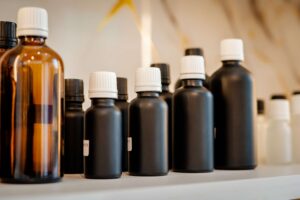 Matte Black Euro Dropper Bottles