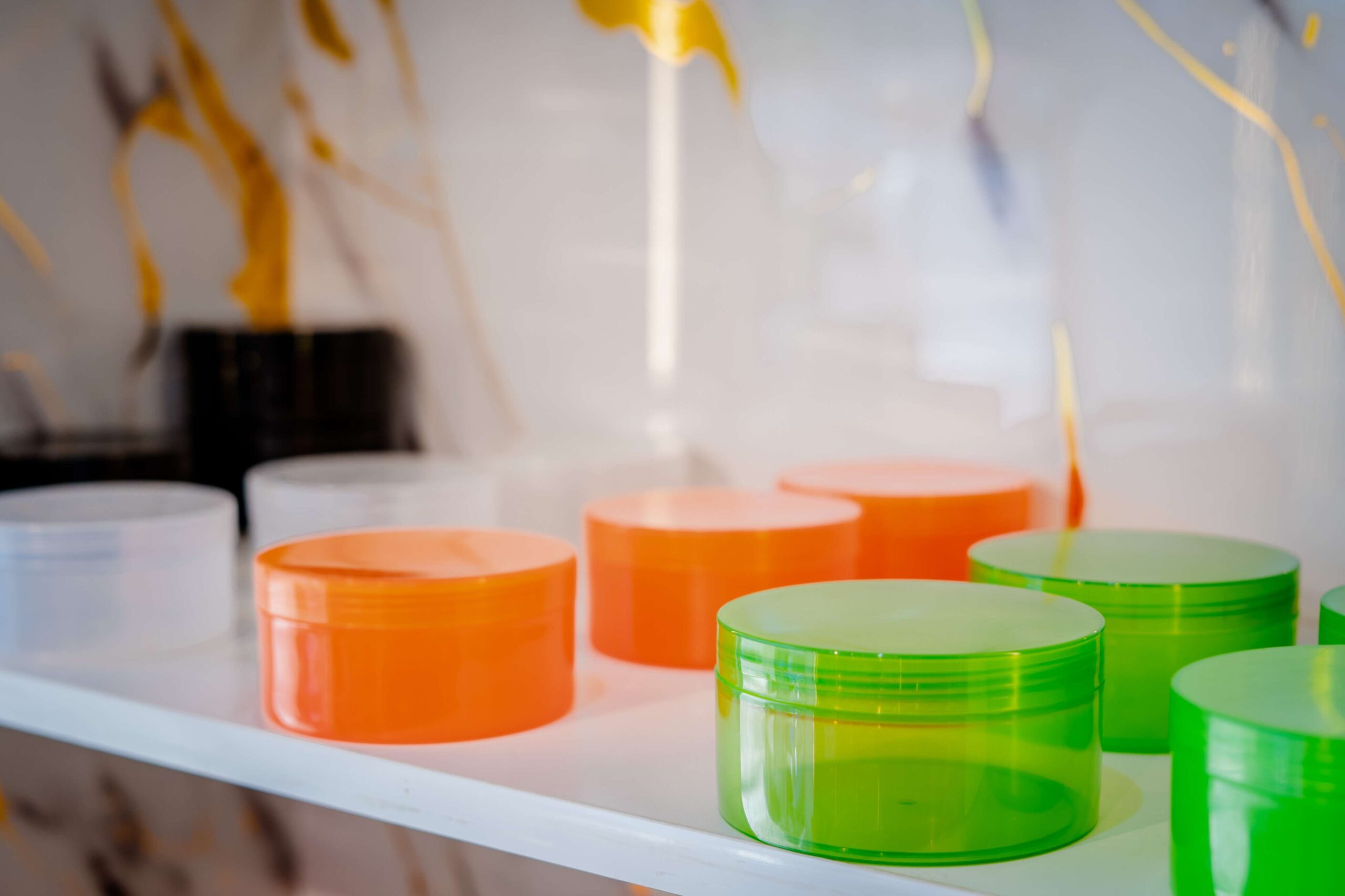 Plastic Cosmetic Jars 250g