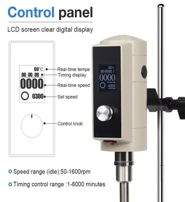 Laboratory Digital High-Speed Homogenizer Mixer 2 Laboratory Digital High-Speed Homogenizer Mixer - Image 2